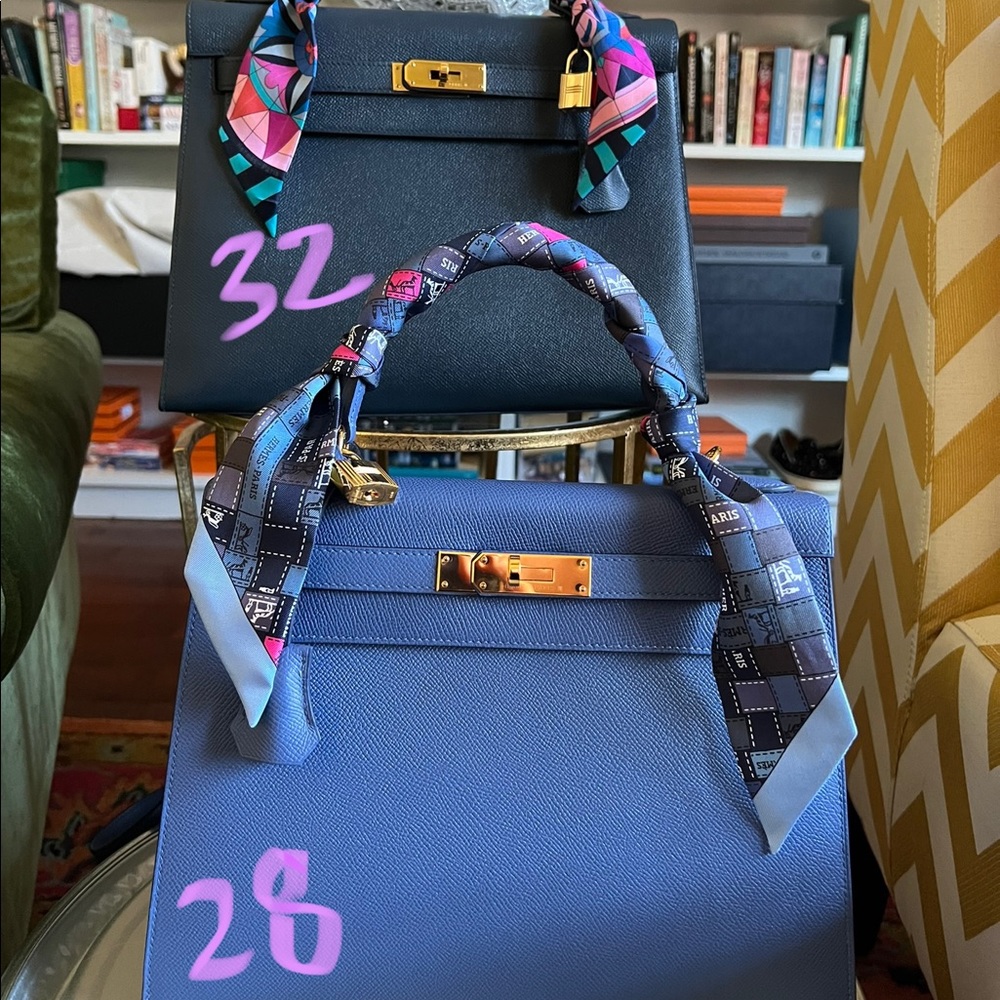 Hermes Kelly size comparison